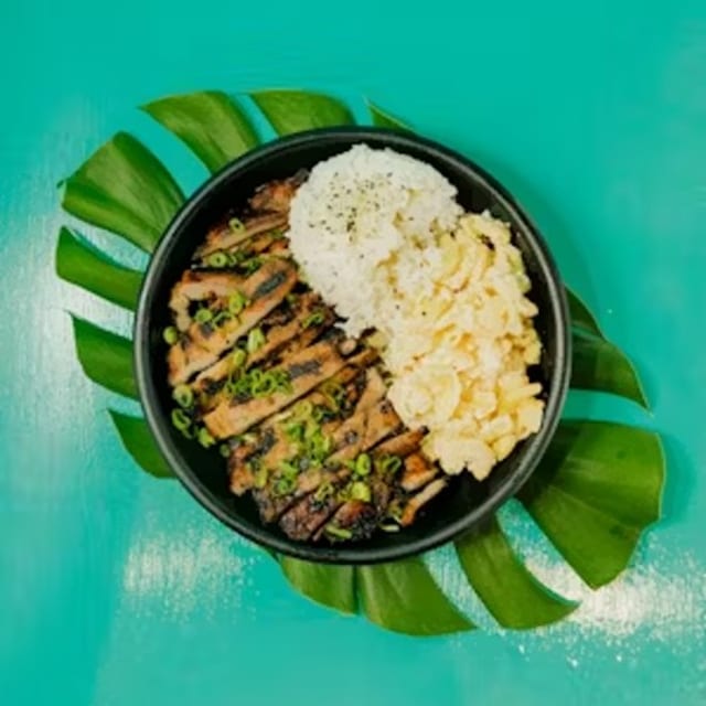Pork Hawaiian BBQ Tray Half Tray.