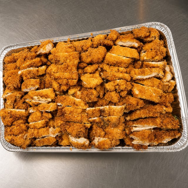 Chicken Katsu Tray FULL Tray.