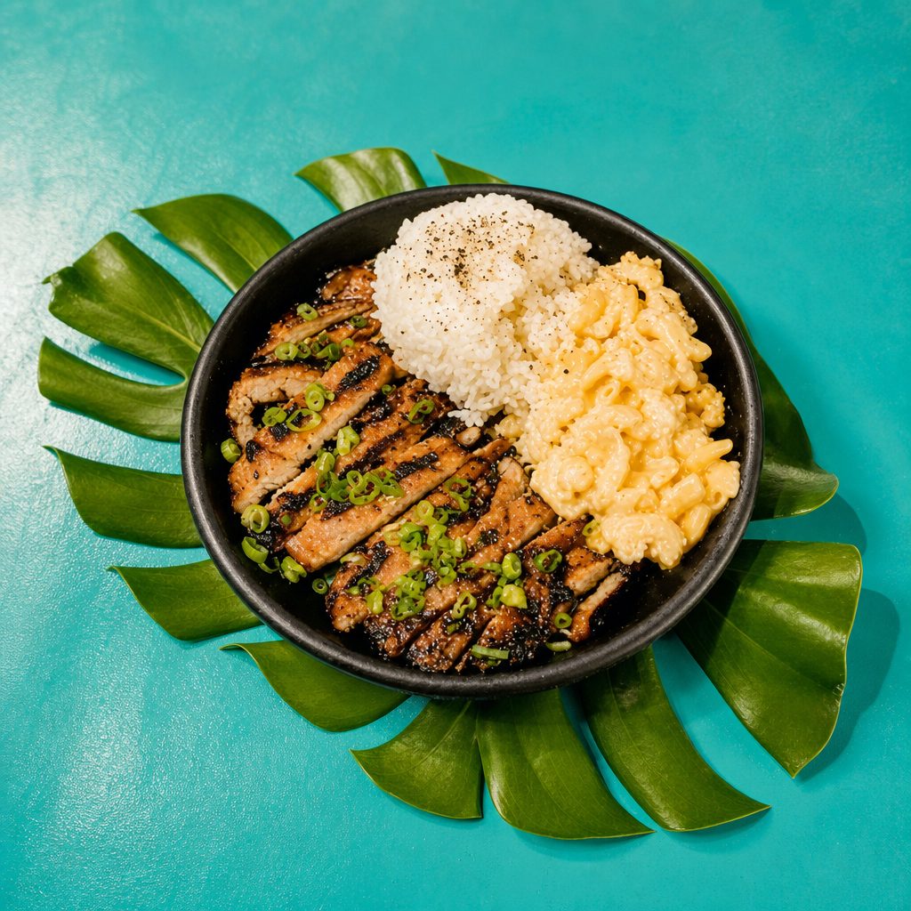 Pork Hawaiian BBQ Tray Half Tray.