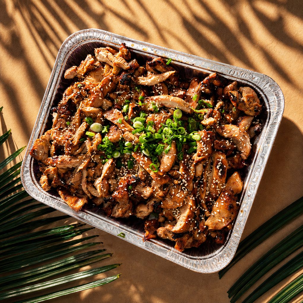 Chicken Hawaiian BBQ Tray HALF TRAY.