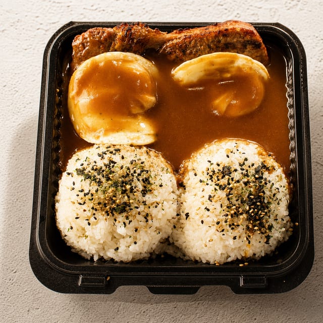 Rib Eye Loco Moco.