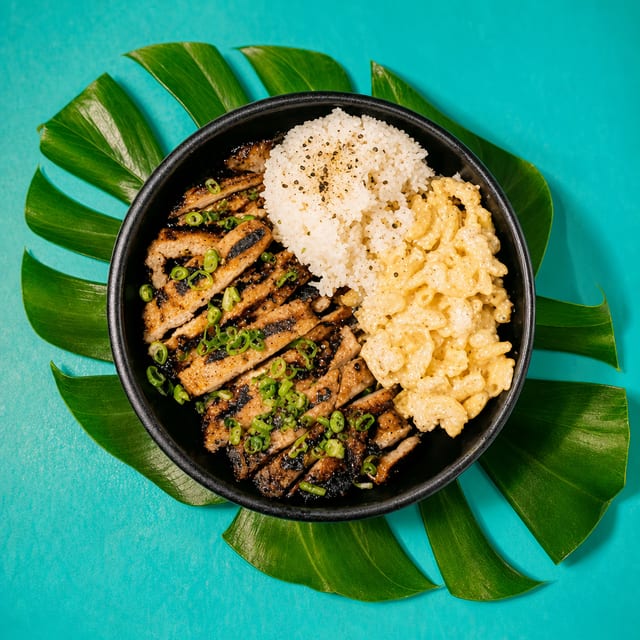 Pork Hawaiian BBQ Tray 1/4 Tray.
